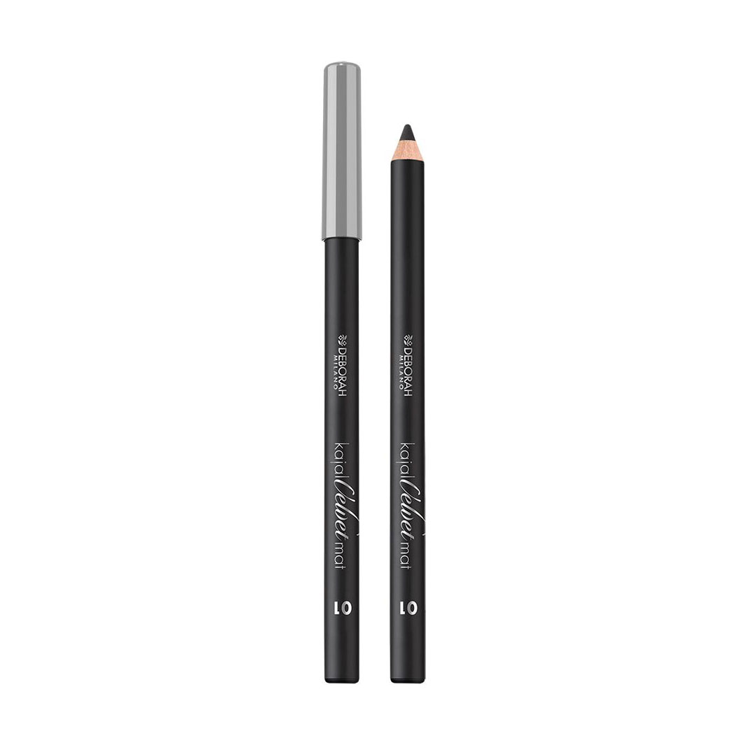 Олівець-каял для очей Deborah Velvet Mat Kajal 01 Black, 1.3 г