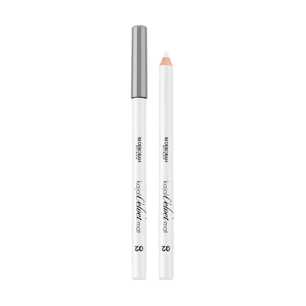 Олівець-каял для очей Deborah Velvet Mat Kajal 02 White, 1.3 г